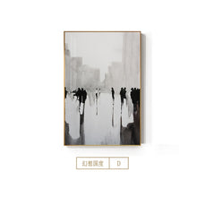Carica l&#39;immagine nel visualizzatore della Galleria, Moderna astratta britannica strada tela pittura nordico bronzo poster stampa wall art immagine della parete per soggiorno decorazione della casa