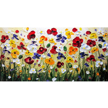 Laden Sie das Bild in den Galerie-Viewer, Abstrakte bunte Ölblumen-Kunst-Poster und Drucke Wand-Aquarell-dekoratives Bild-Leinwand-Malerei Cuadros für Wohnzimmer