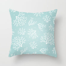 Cargar imagen en el visor de la galería, Gran oferta de fundas de cojines nórdicos de color azul claro, funda decorativa geométrica moderna para cojines, funda para sofá cama, funda para cojines, decoración del hogar