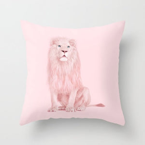 New Nordic Pink Girls Geometric Cushion Case Hot Creative Pink Patterns Pillows Case Modern Sofa Couch Decorative Throw Pillows
