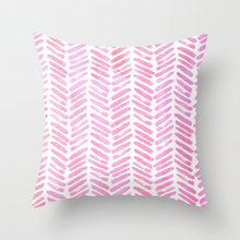 Laden Sie das Bild in den Galerie-Viewer, New Nordic Pink Girls Geometric Kissenbezug Hot Creative Pink Patterns Kissenbezug Modern Sofa Couch Dekorative Dekokissen