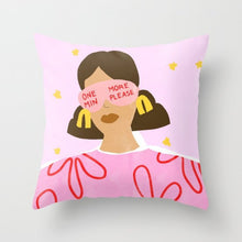 Laden Sie das Bild in den Galerie-Viewer, New Nordic Pink Girls Geometric Kissenbezug Hot Creative Pink Patterns Kissenbezug Modern Sofa Couch Dekorative Dekokissen