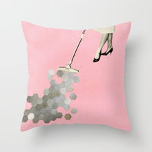 Laden Sie das Bild in den Galerie-Viewer, New Nordic Pink Girls Geometric Kissenbezug Hot Creative Pink Patterns Kissenbezug Modern Sofa Couch Dekorative Dekokissen