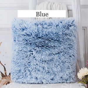 Soft Fur Plush Shaggy Fluffy Cushion Cover Pillow Case Home Decor Pillow Covers Living Room Sofa Decorative Cushion Covers 43x43