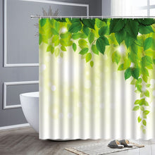 Load image into Gallery viewer, Waterproof Shower Curtain Set Pink Rose Lavender Flowers Simple Style Home Fabric Bathroom Decor Bath Curtains Hooks Wall Screen