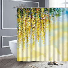 Load image into Gallery viewer, Waterproof Shower Curtain Set Pink Rose Lavender Flowers Simple Style Home Fabric Bathroom Decor Bath Curtains Hooks Wall Screen