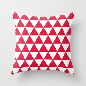 Новый креативный красный чехол с скандинавской геометрией, популярные современные декоративные наволочки, чехол для дивана, дивана, сиденья, полиэстера 45X45 см, декоративные подушки