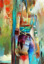 Load image into Gallery viewer, Home Decor Nordic Canvas Painting Modern Sex Lady Picture Wall Art Poster Girl Bedroom Abstract Minimalist Art Oil Painting