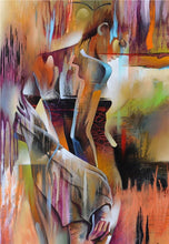 Load image into Gallery viewer, Home Decor Nordic Canvas Painting Modern Sex Lady Picture Wall Art Poster Girl Bedroom Abstract Minimalist Art Oil Painting