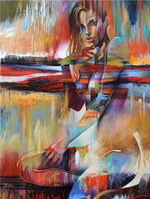 Load image into Gallery viewer, Home Decor Nordic Canvas Painting Modern Sex Lady Picture Wall Art Poster Girl Bedroom Abstract Minimalist Art Oil Painting