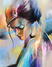 Load image into Gallery viewer, Home Decor Nordic Canvas Painting Modern Sex Lady Picture Wall Art Poster Girl Bedroom Abstract Minimalist Art Oil Painting