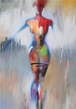 Load image into Gallery viewer, Home Decor Nordic Canvas Painting Modern Sex Lady Picture Wall Art Poster Girl Bedroom Abstract Minimalist Art Oil Painting