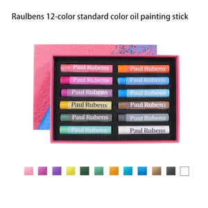 Paul Rubens Artist Professional Painting Oil Pastel 12/24/36/48 Colors Set Graffiti Soft Pastel Drawing Pen for Art Supplies