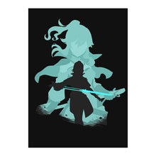 Carica l&#39;immagine nel visualizzatore della Galleria, Videogioco Genshin Impact Decorazione murale Immagine anime Personaggio Poster Pittura su tela Stampe per la camera dei bambini per la decorazione domestica moderna