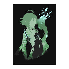 Carica l&#39;immagine nel visualizzatore della Galleria, Videogioco Genshin Impact Decorazione murale Immagine anime Personaggio Poster Pittura su tela Stampe per la camera dei bambini per la decorazione domestica moderna