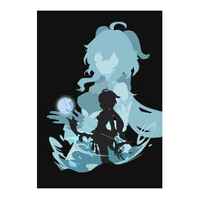 Carica l&#39;immagine nel visualizzatore della Galleria, Videogioco Genshin Impact Decorazione murale Immagine anime Personaggio Poster Pittura su tela Stampe per la camera dei bambini per la decorazione domestica moderna