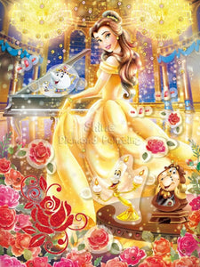 Diamante pintura Disney princesa personajes 5D DIY arte dibujos animados retrato mosaico Hobby completo cuadrado redondo taladro hogar Mural Decoración