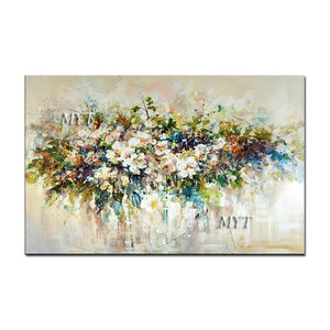 Handmade Paintings Wall Art Oil Paintings Colors Abstract Picture