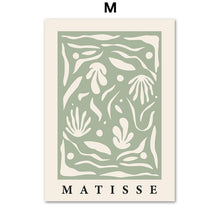Carica l&#39;immagine nel visualizzatore della Galleria, Matisse Abstract Girl Line Face Leaf Tree Wall Art Canvas Painting Nordic Poster e stampe Immagini a parete per la decorazione del soggiorno