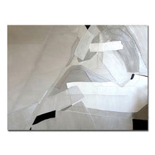 Cargar imagen en el visor de la galería, Cuadros abstractos hechos a mano junto al mar pinturas al óleo sobre lienzo cuadro de pared moderno para sala de estar decoración del hogar sin marco