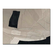 Cargar imagen en el visor de la galería, Cuadros abstractos hechos a mano junto al mar pinturas al óleo sobre lienzo cuadro de pared moderno para sala de estar decoración del hogar sin marco