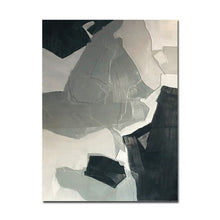 Cargar imagen en el visor de la galería, Cuadros abstractos hechos a mano junto al mar pinturas al óleo sobre lienzo cuadro de pared moderno para sala de estar decoración del hogar sin marco