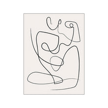 Load image into Gallery viewer, Abstract Line Figure Canvas Painting Modern Minimalist Minimalist Picture Wall Art Home Decor Poster and Print for Living Room