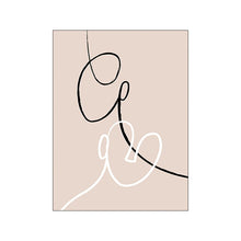 Load image into Gallery viewer, Abstract Line Figure Canvas Painting Modern Minimalist Minimalist Picture Wall Art Home Decor Poster and Print for Living Room
