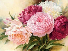 Carica l&#39;immagine nel visualizzatore della Galleria, Vendita 5D fai da te diamante pittura fiori rosa kit punto croce trapano completo ricamo mosaico arte immagine di strass decorazione regalo