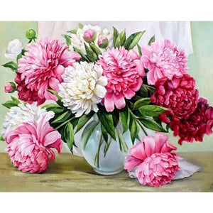 Sale 5D DIY Diamond Painting Flowers Rose Cross Stitch Kit Full Drill Embroidery Mosaic Art Picture of Rhinestones Decor Gift