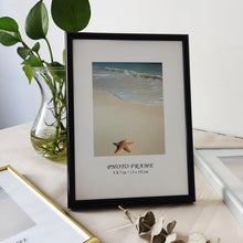 Laden Sie das Bild in den Galerie-Viewer, Kleiner Bilderrahmen aus Aluminium zum Aufhängen an der Wand mit Plexiglas 9X13 13X18cm Bilderrahmen aus Metall für Bilder Fotodekor