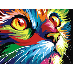DIY 5D diamante pintura animales León Tigre gato perro punto de cruz Kit completo taladro bordado mosaico arte imagen de diamantes de imitación regalo