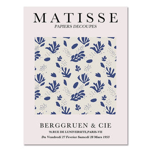 Póster impreso en lienzo de Matisse, arte de pared enmarcado, pósteres de Henri Matisse para habitación, cuadro decorativo de arte de pared abstracto para sala de estar