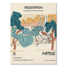 Carica l&#39;immagine nel visualizzatore della Galleria, Matisse Stampa su tela Poster incorniciato Wall Art Henri Matisse Poster per camera Immagine astratta della decorazione della parete per soggiorno