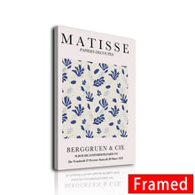 Carica l&#39;immagine nel visualizzatore della Galleria, Matisse Stampa su tela Poster incorniciato Wall Art Henri Matisse Poster per camera Immagine astratta della decorazione della parete per soggiorno