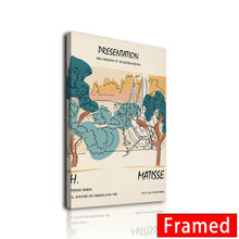 Carica l&#39;immagine nel visualizzatore della Galleria, Matisse Stampa su tela Poster incorniciato Wall Art Henri Matisse Poster per camera Immagine astratta della decorazione della parete per soggiorno