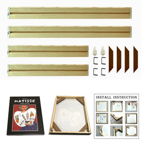 Большой DIY Холст Картины Рамка Натуральное Дерево Фоторамка Алмазная Рамка Для Рисования Стены Искусства Большие Плакаты Вешалка Рамка Домашний Декор