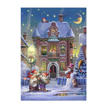 Cargar imagen en el visor de la galería, Pintura de diamantes Navidad 5D Santa Claus bordado de diamantes nieve casa paisaje mosaico punto de cruz manualidades decoración del hogar