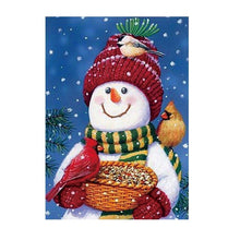 Cargar imagen en el visor de la galería, Pintura de diamantes Navidad 5D Santa Claus bordado de diamantes nieve casa paisaje mosaico punto de cruz manualidades decoración del hogar