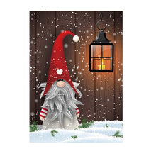 Cargar imagen en el visor de la galería, Pintura de diamantes Navidad 5D Santa Claus bordado de diamantes nieve casa paisaje mosaico punto de cruz manualidades decoración del hogar