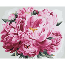 Carica l&#39;immagine nel visualizzatore della Galleria, Dipingi con i numeri per adulti bambini fiori immagine fai da te dipinto a mano dipinto ad olio disegno su tela decorazione della casa