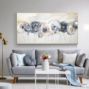 Colorful Flower Posters And Prints Abstract Oil Painting Printed On Canvas Wall Art Pictures For Living Room Sofa Home Decor