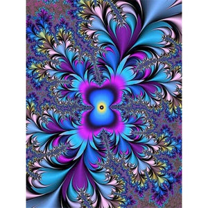 Ölgemälde Mandala Blume Zeichnung auf Leinwand handgemalte Malerei Kunst Geschenk DIY Bilder nach Zahlen Blume Wohnkultur, Whatarter