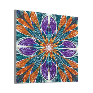 Forma especial pintura de diamante Mandala flor patrón moderno DIY 5D parte taladro punto de cruz cristal arte bordado Decoración