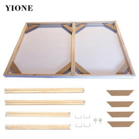 Деревянная рамка для рисования из натуральной сосны, фоторамка на заказ, деревянная рамка большого размера «сделай сам», для плаката, настенная живопись на холсте, кадр