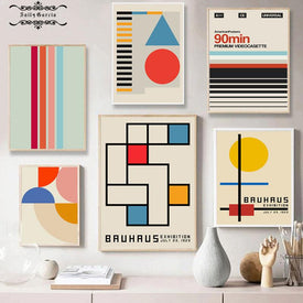 Nordic Arte geometrica Modello Poster Linea astratta Stampe su tela Immagini a parete per soggiorno Cuadros Decor Dipinti per interni