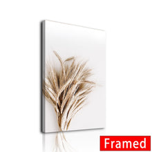Laden Sie das Bild in den Galerie-Viewer, Beige Schilf Löwenzahn Wand Poster Gras Natürliche Wandkunst Leinwand Malerei Nordic Poster Schlafzimmer Bilder für Wohnzimmer Dekor