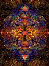 Cargar imagen en el visor de la galería, Pintura de diamante cuadrado completo Mandala 5D DIY bordado de diamantes flor recién llegado decoración del hogar Kit de diamantes de imitación decoración del hogar