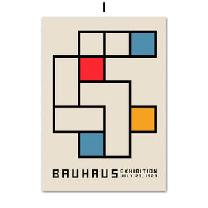 Bauhaus Abstract Geometric Lines Japan Nordic Modern Wall Art Canvas Painting Posters And Prints Pictures For Living Room Decor