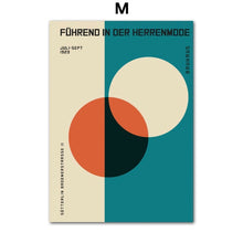 Cargar imagen en el visor de la galería, Bauhaus, líneas geométricas abstractas, cuadro sobre lienzo para pared moderno nórdico japonés, carteles e impresiones, imágenes para decoración para sala de estar